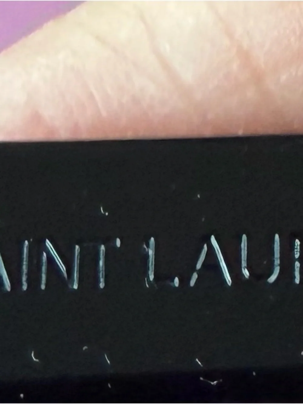 Saint Laurent Glossy Black Designer Sunglasses Arm Detail